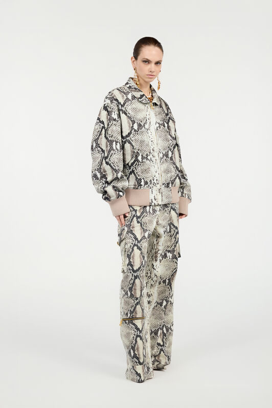 RC Jacke Mit Print Python RC Jacke Mit Print Python Hellbraun VWT410-CIQ75