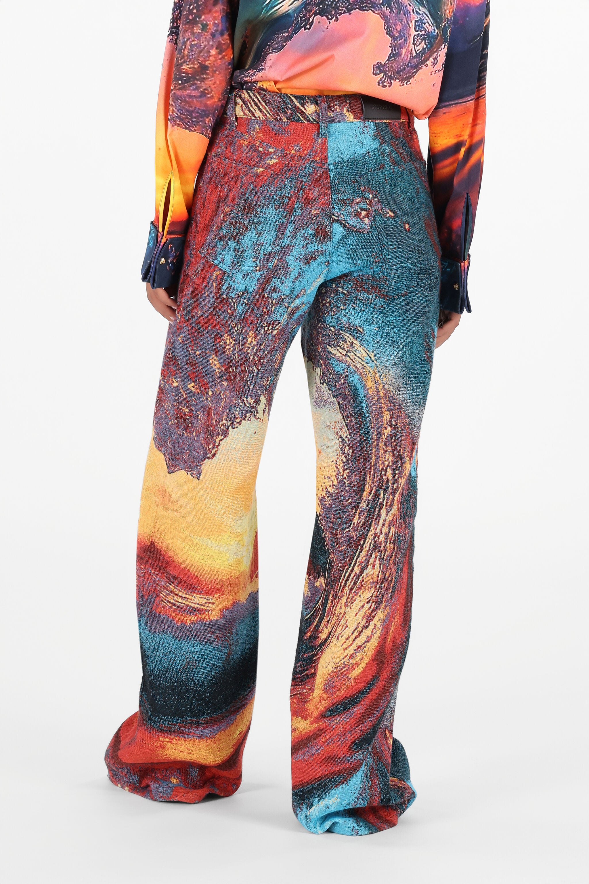 RC Pantalon Imprimé Itaca RC Pantalon Imprimé Itaca Bleu/Orange UWT207-DJ091