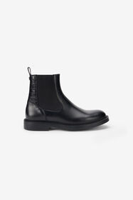 RC Black Chelsea Boots With Pull Tabs BLACK TOS00A-PZC15