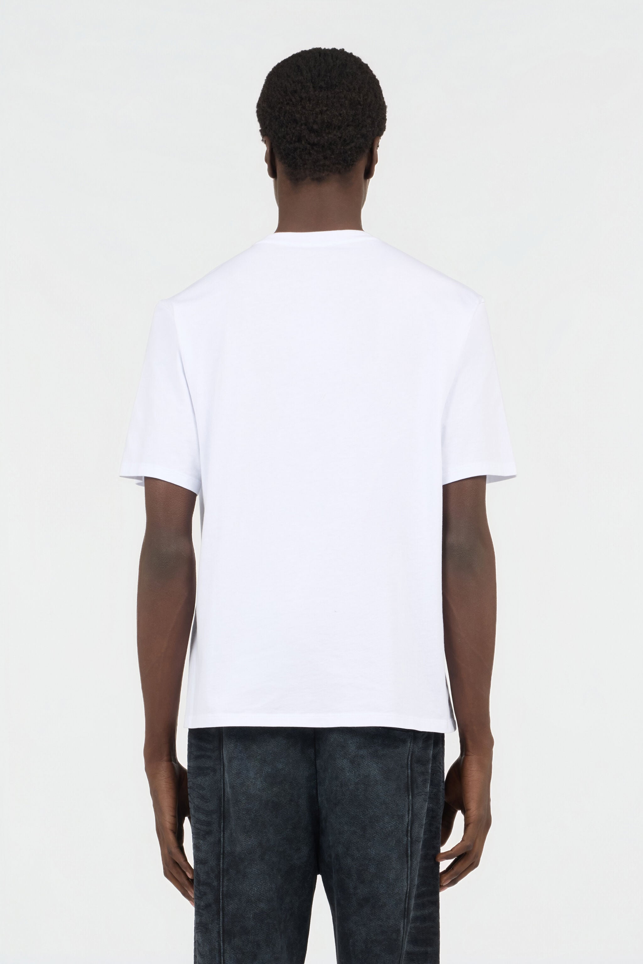 RC White T-shirt With Embroidered Logo WHITE SOT60C-JD001