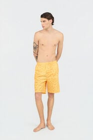 JC The Jaguar Kiss Print Bermuda Swim Shorts 644 POP CORN + 582 A WFT137-WF195