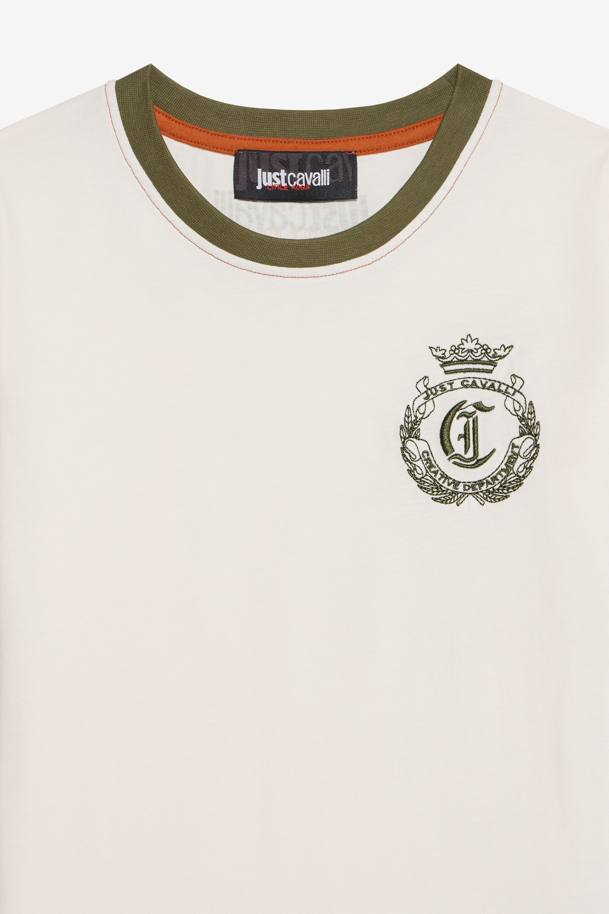 JC T-Shirt with Embroidered Logo JC T-Shirt with Embroidered Logo MARSHMALLOW XFT60U-JD003