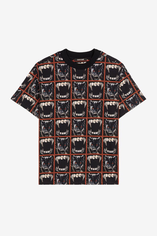 RC Teeth And Panther-Print T-Shirt RC Teeth And Panther-Print T-Shirt MULTICOLOR PNT61M-3PF25