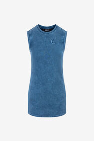 JC Blaues Geripptes Mini Kleid NAVY UFT163-UF229