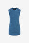 JC Blaues Geripptes Mini Kleid NAVY UFT163-UF229