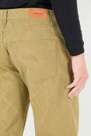 RC Pantaloni Cinque Tasche Stampa Pitone Marrone chiaro URJ206-4NN53