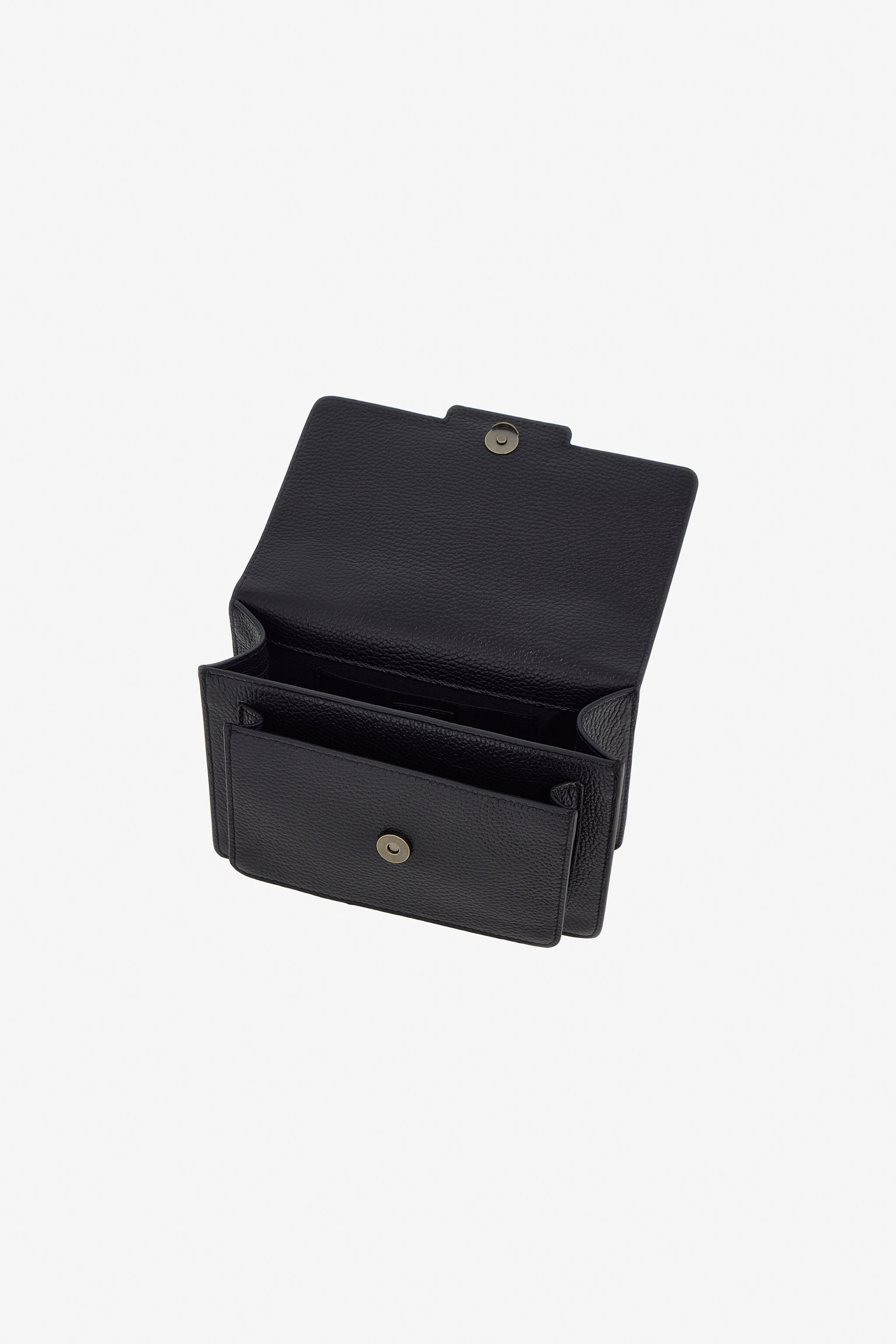 RC Black Pochette Bag with Monogram RC RC Black Pochette Bag with Monogram RC Black OOB00C-PZA12