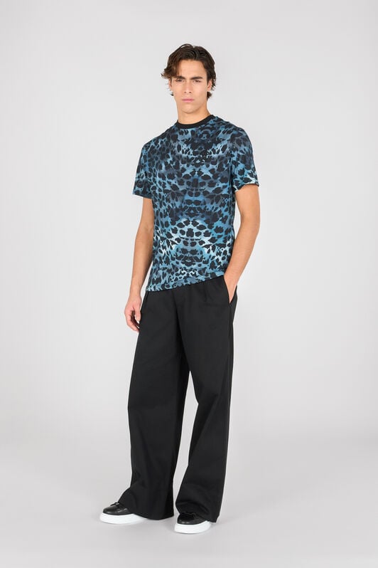 RC T-Shirt Mit Print Jaguar Skin RC T-Shirt Mit Print Jaguar Skin BLUE OOT60J-JFO63
