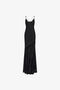 RC Langes Kleid mit Knittereffekt RC Langes Kleid mit Knittereffekt Schwarz TWT107-RD034