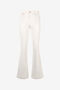 JC Pantalon Évasé En Coton Stretch JC Pantalon Évasé En Coton Stretch Blanc UFJ008-UF135
