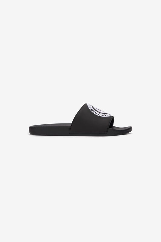 JC Black Just Cavalli Slides BLACK/WHITE SFS075-SF326
