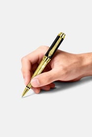 RC Roberto Cavalli Serpentine Ballpoint Pen GOLD BLACK VALG01-IG257