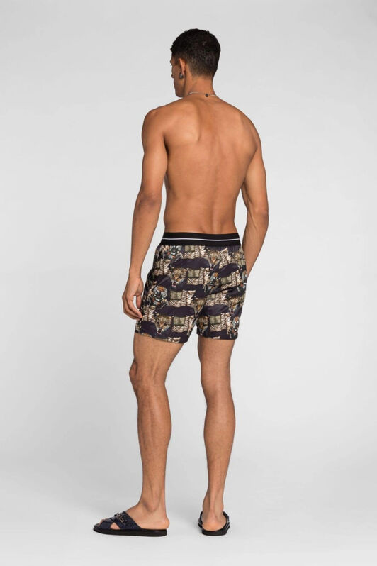 RC Felix-print logo swim shorts BLACK ONH00C-TC027