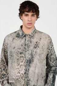 RC Jaguar Print Shirt GREY/BLACK XNT720-CHR30