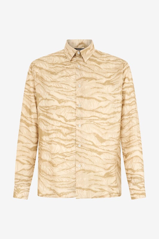 RC Tiger Skin print shirt RC Tiger Skin print shirt BEIGE OOT70A-2NO65