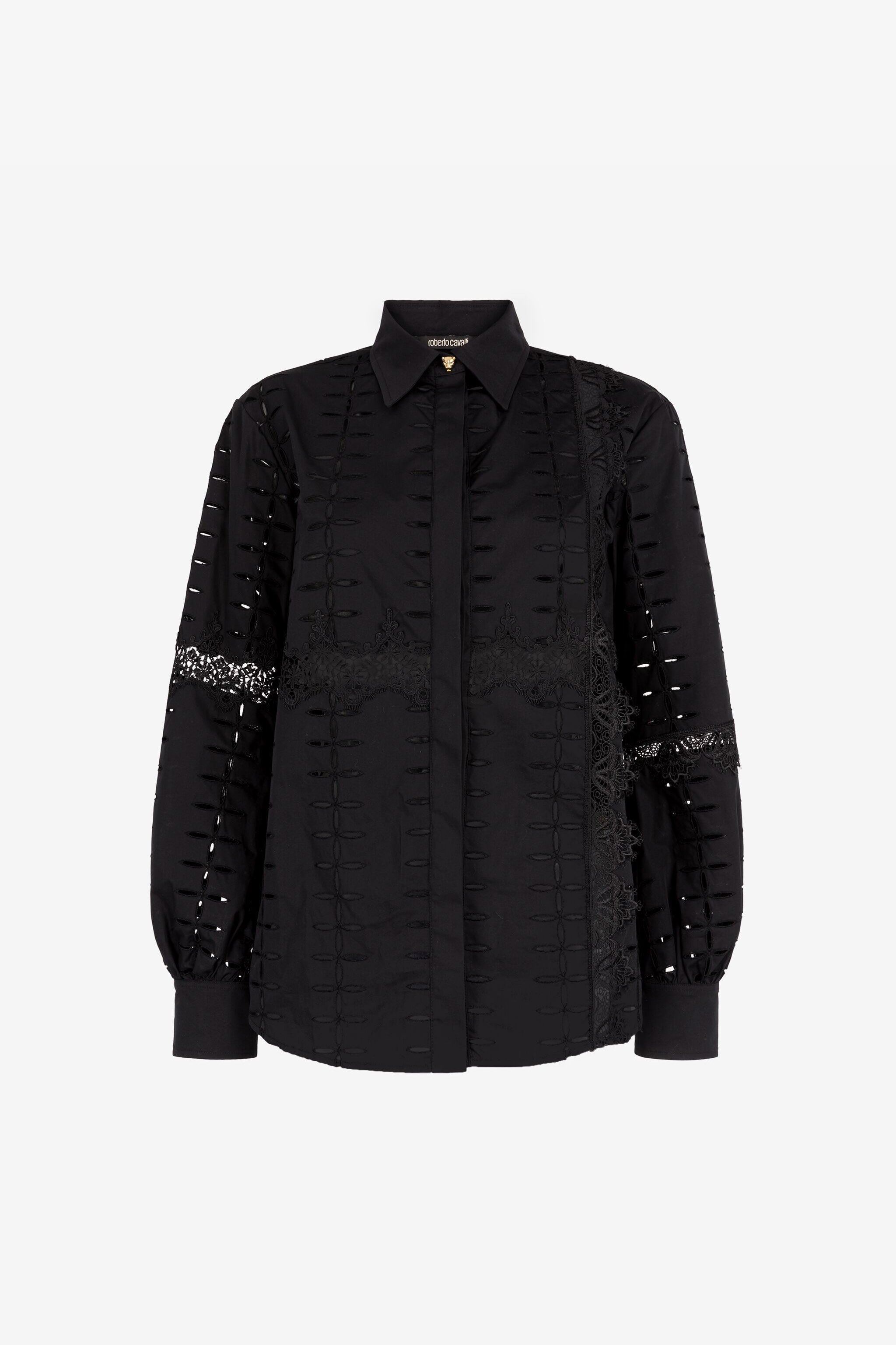 RC Camisa con aberturas Negro QKT701-CH030