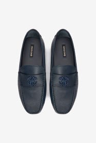 RC Mocasines de cuero BLU NAVY VRS017-PZB04