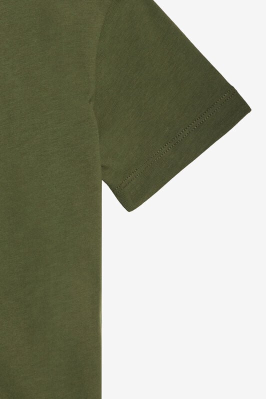 JU T-Shirt Mit Monogramm RC Und Logo JU T-Shirt Mit Monogramm RC Und Logo Grün UJT60M-JD001