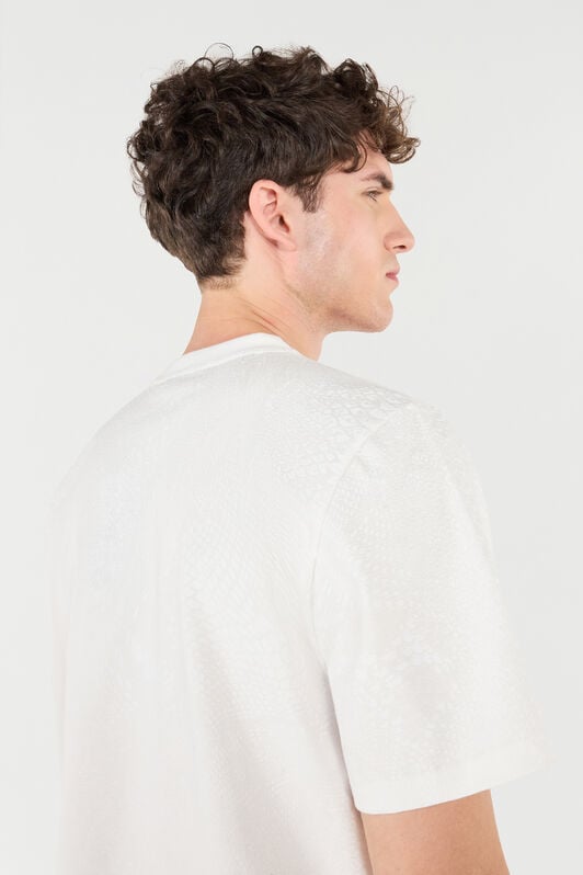 RC Camiseta Estampado Escamas De Serpiente RC Camiseta Estampado Escamas De Serpiente Blanco URT61G-3PN53