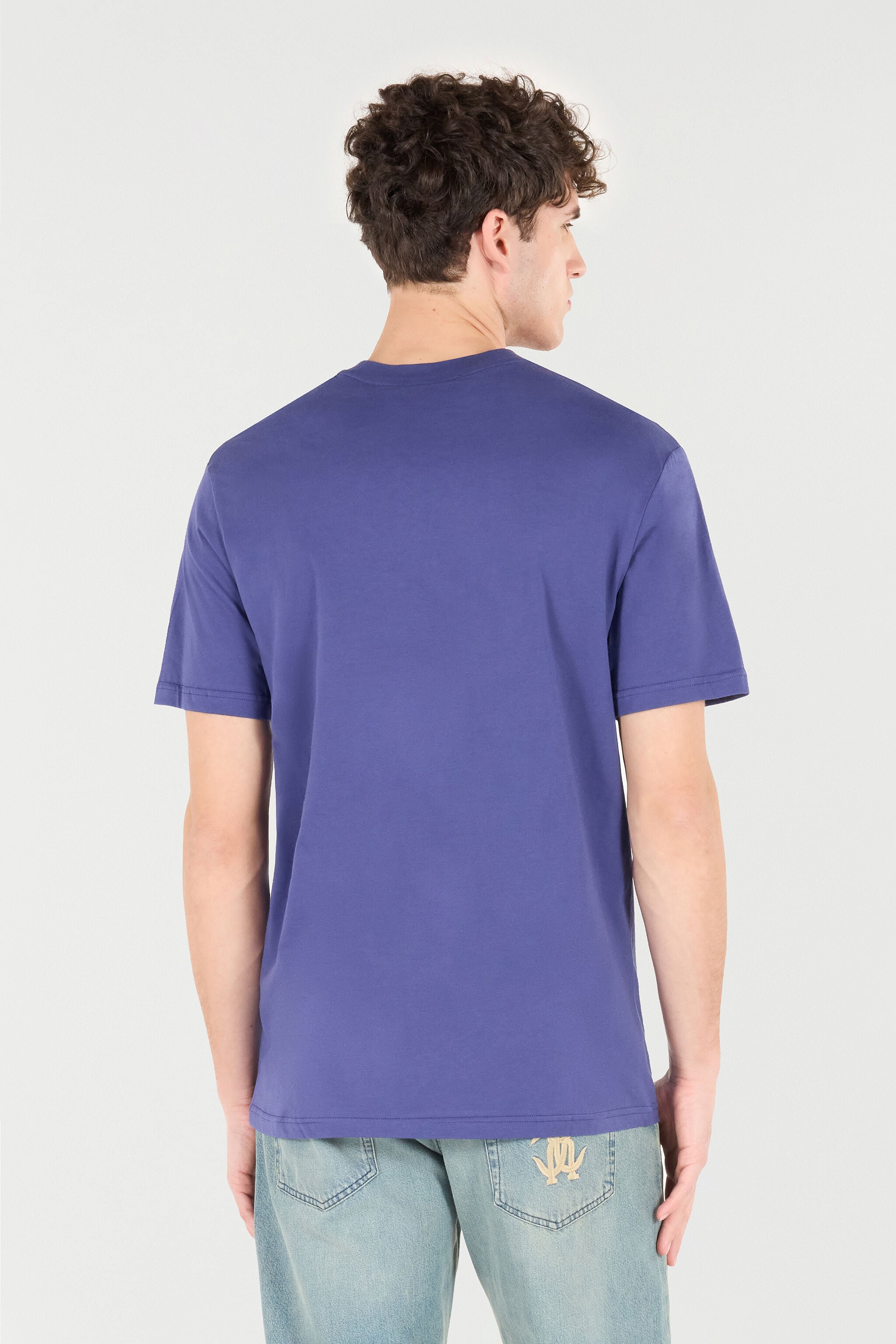 RC T-Shirt Mit Stickerei In Form Des Monogramms RC Und Logo RC T-Shirt Mit Stickerei In Form Des Monogramms RC Und Logo Navy POT60A-JD060