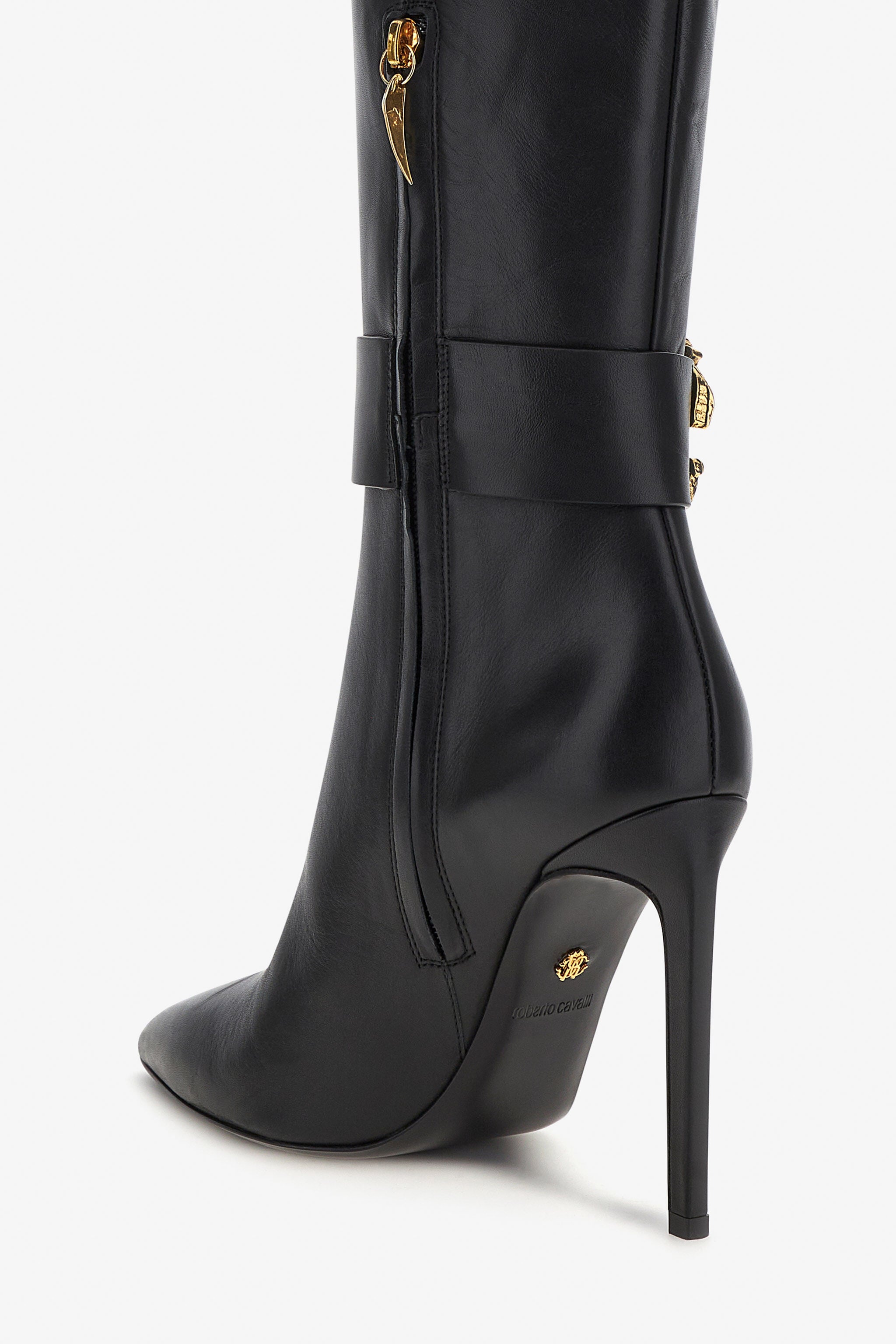 RC Knee-high boots with Monogram Mirror Snake RC Knee-high boots with Monogram Mirror Snake Black RKS017-PZV10