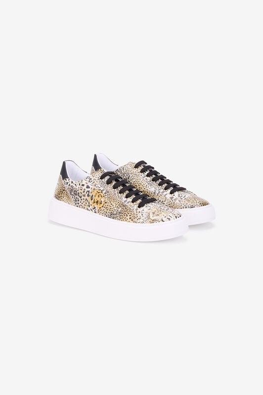 RC Leopard Print Sneaker with Monogram RC RC Leopard Print Sneaker with Monogram RC JAGUAR QOS01N-PZO17