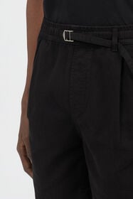RC Schwarze Bermuda-Shorts aus Baumwolle BLACK SOT20C-FA017
