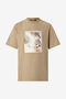 RC T-Shirt With Distressed-Effect Mirror Snake Monogram Print RC T-Shirt With Distressed-Effect Mirror Snake Monogram Print Brown URT61H-JD060