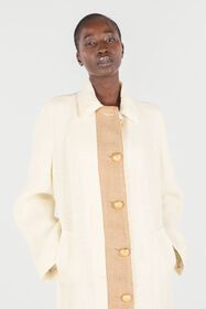 RC Manteau Imprimé Wall Blanc UWT500-FY036
