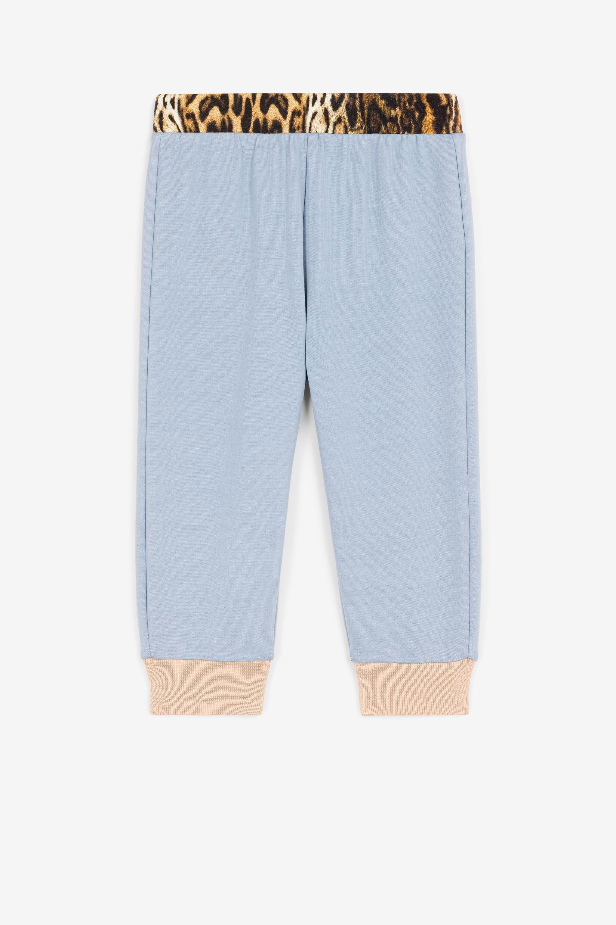 JU Jogginghose mit Schmetterling-Print JU Jogginghose mit Schmetterling-Print Hellblau PJT259-CF050
