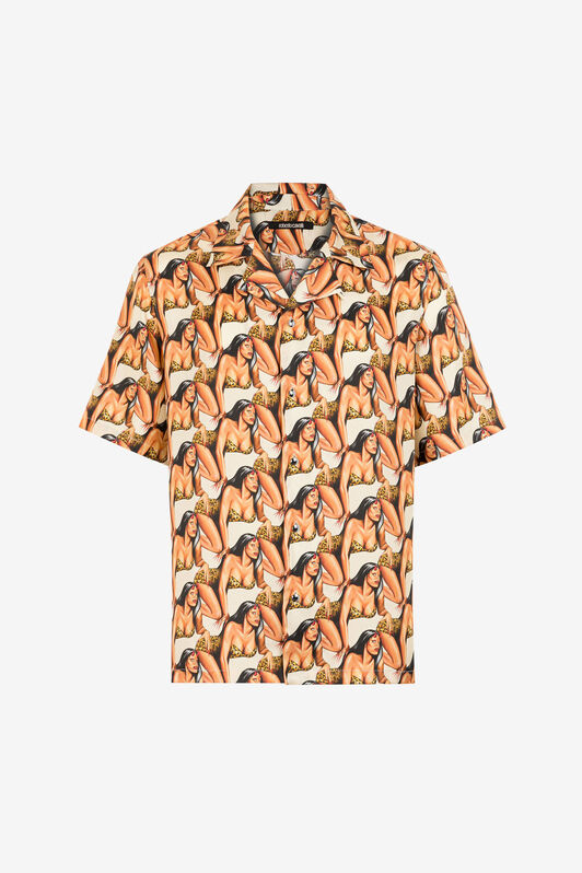 RC All over graphic-print short-sleeve shirt Ivory RRT763-2N412