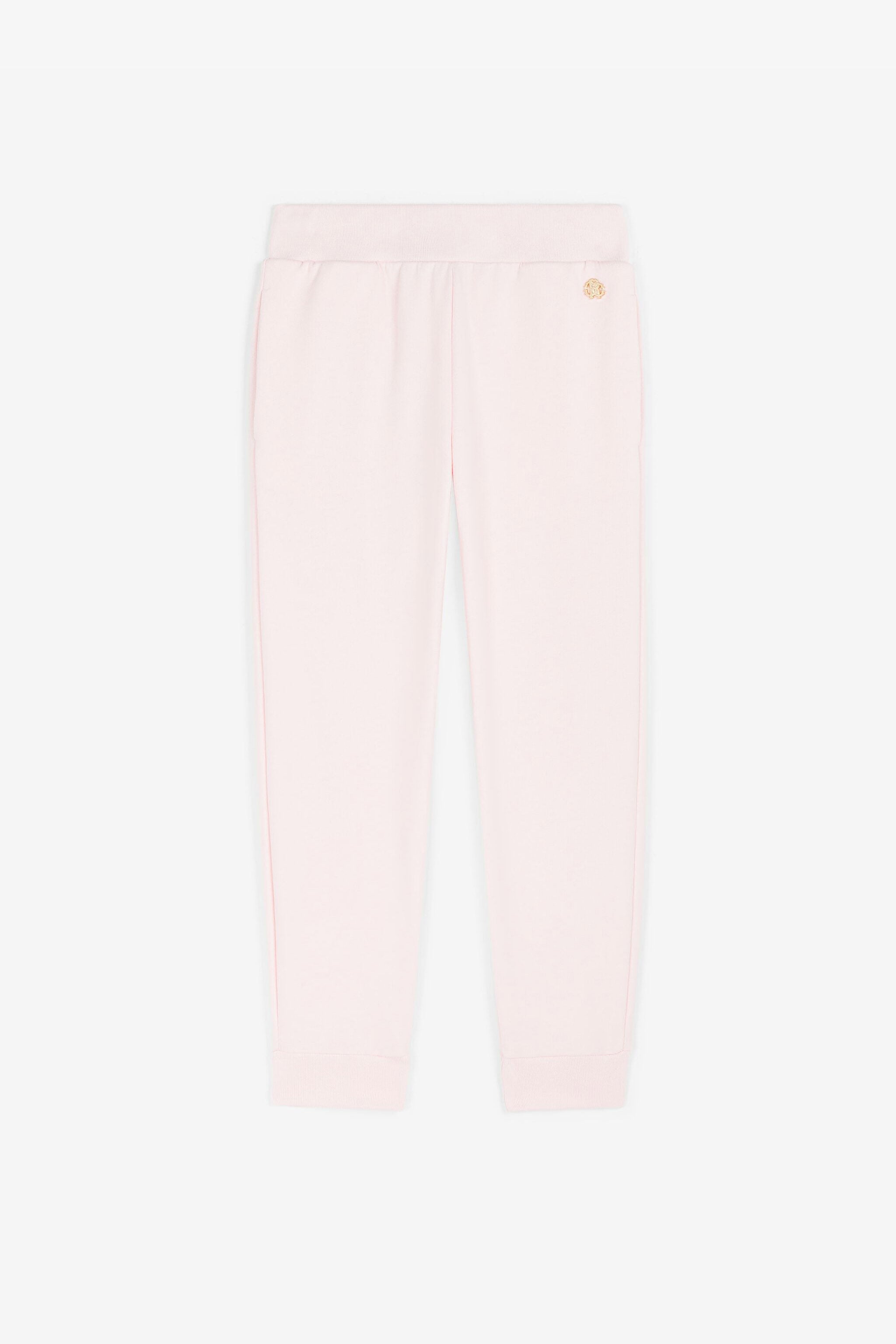 JU Bird And RC Monogram-Embroidered Sweatpants JU Bird And RC Monogram-Embroidered Sweatpants Pink RJT20X-CF050