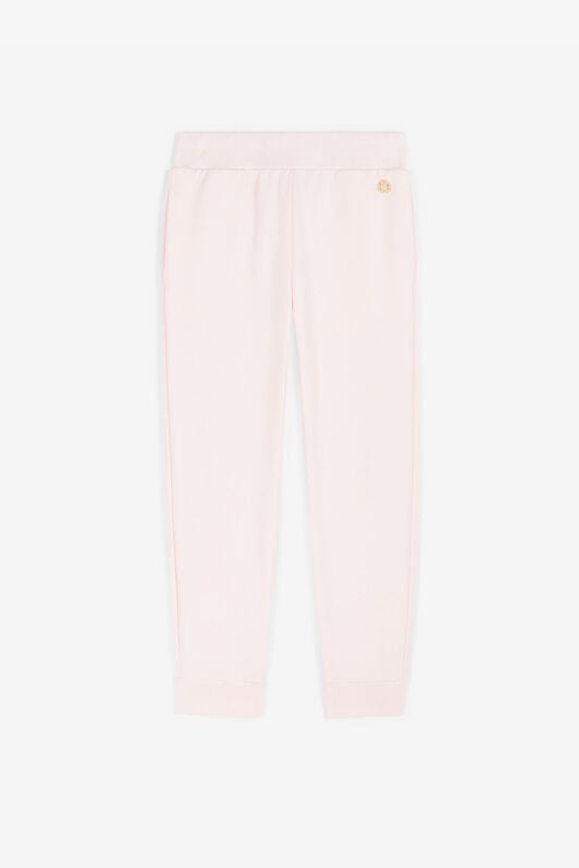 JU Bird And RC Monogram-Embroidered Sweatpants JU Bird And RC Monogram-Embroidered Sweatpants Pink RJT20X-CF050