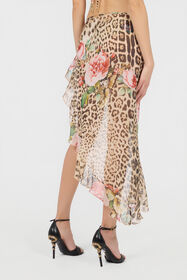 RC Jaguar Roses Print Sarong NATURAL XQW035-HNT24