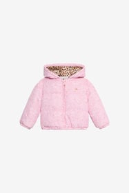 JU Quilted jacket with hood BABY ROSE VJT402-5RP28