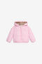 JU Quilted jacket with hood JU Quilted jacket with hood BABY ROSE VJT402-5RP28