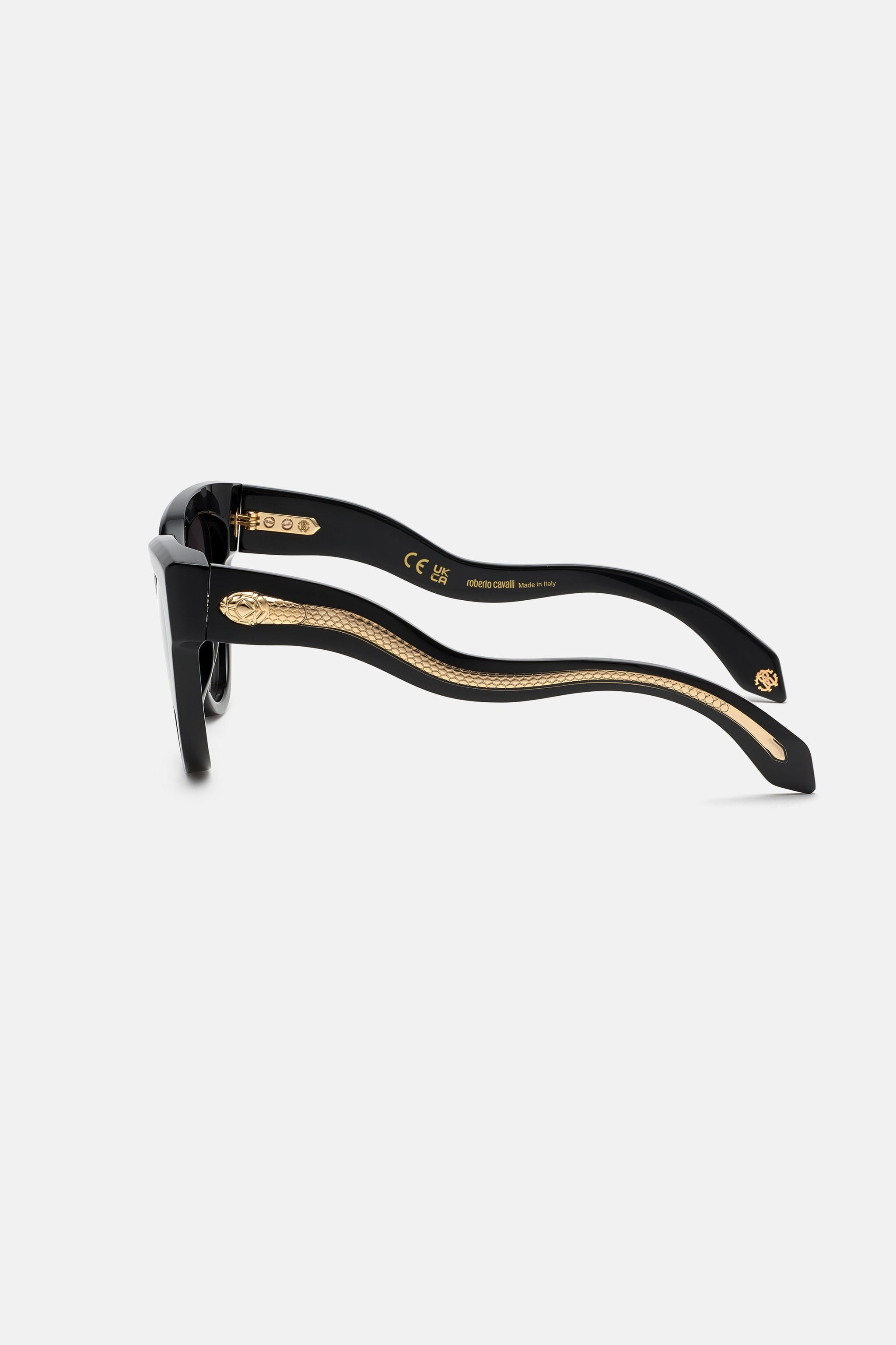 RC Sunglasses Roberto Cavalli Snake Collection Black SALD28-ID129
