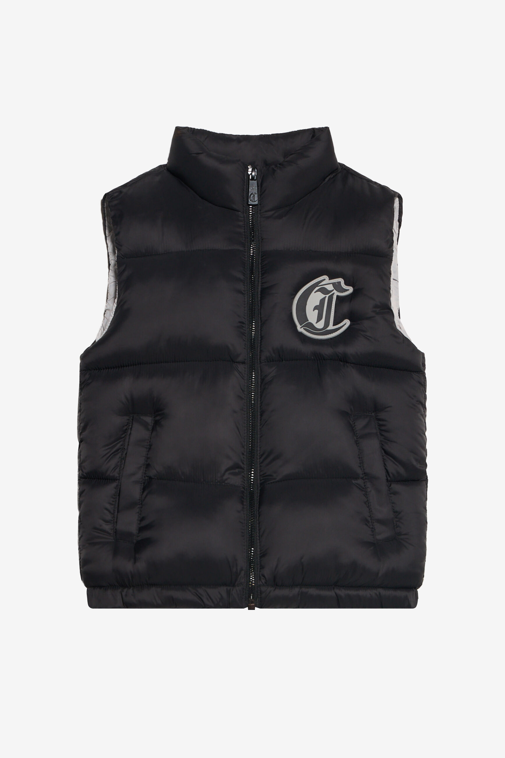JC Black Padded Vest with Logo JC Black Padded Vest with Logo BLACK XFT42C-SB003