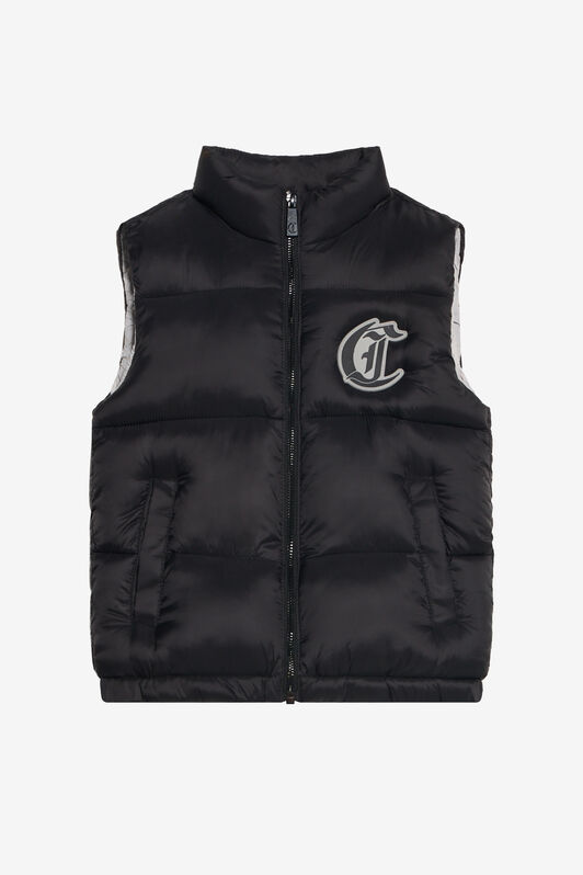 JC Black Padded Vest with Logo JC Black Padded Vest with Logo BLACK XFT42C-SB003