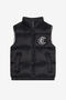 JC Black Padded Vest with Logo JC Black Padded Vest with Logo BLACK XFT42C-SB003