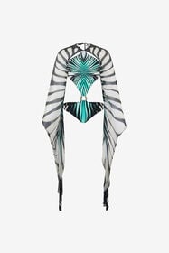 RC Maillot De Bain Imprimé Ray Of Sea Bleu clair VKW017-HVM33