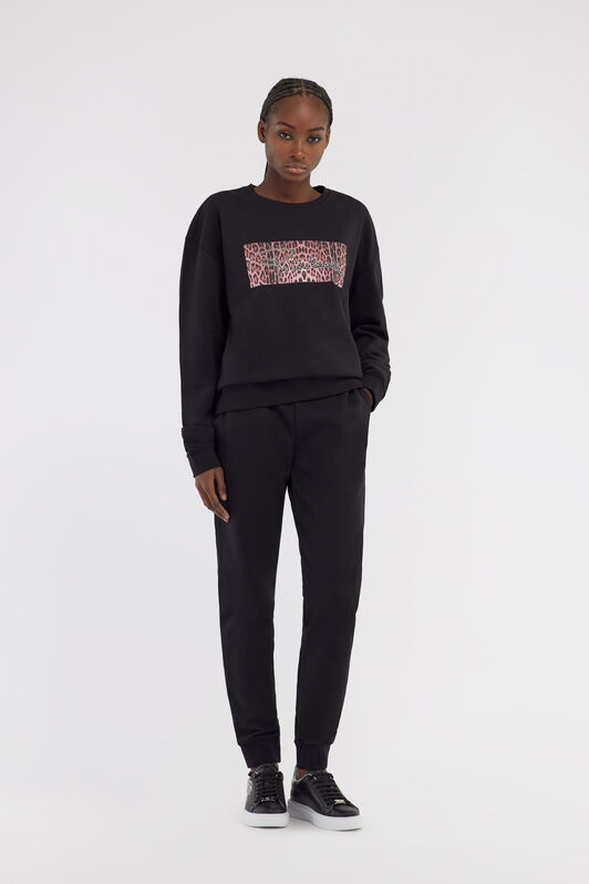 RC Sweatshirt with signature Black NOT67D-CF052