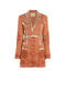 RC Veste blazer à paillettes brodées Marron IWR412-LG026