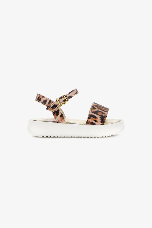 JU RC Logo Sandals JU RC Logo Sandals JAGUAR/GOLD SJS01B-PZJ02