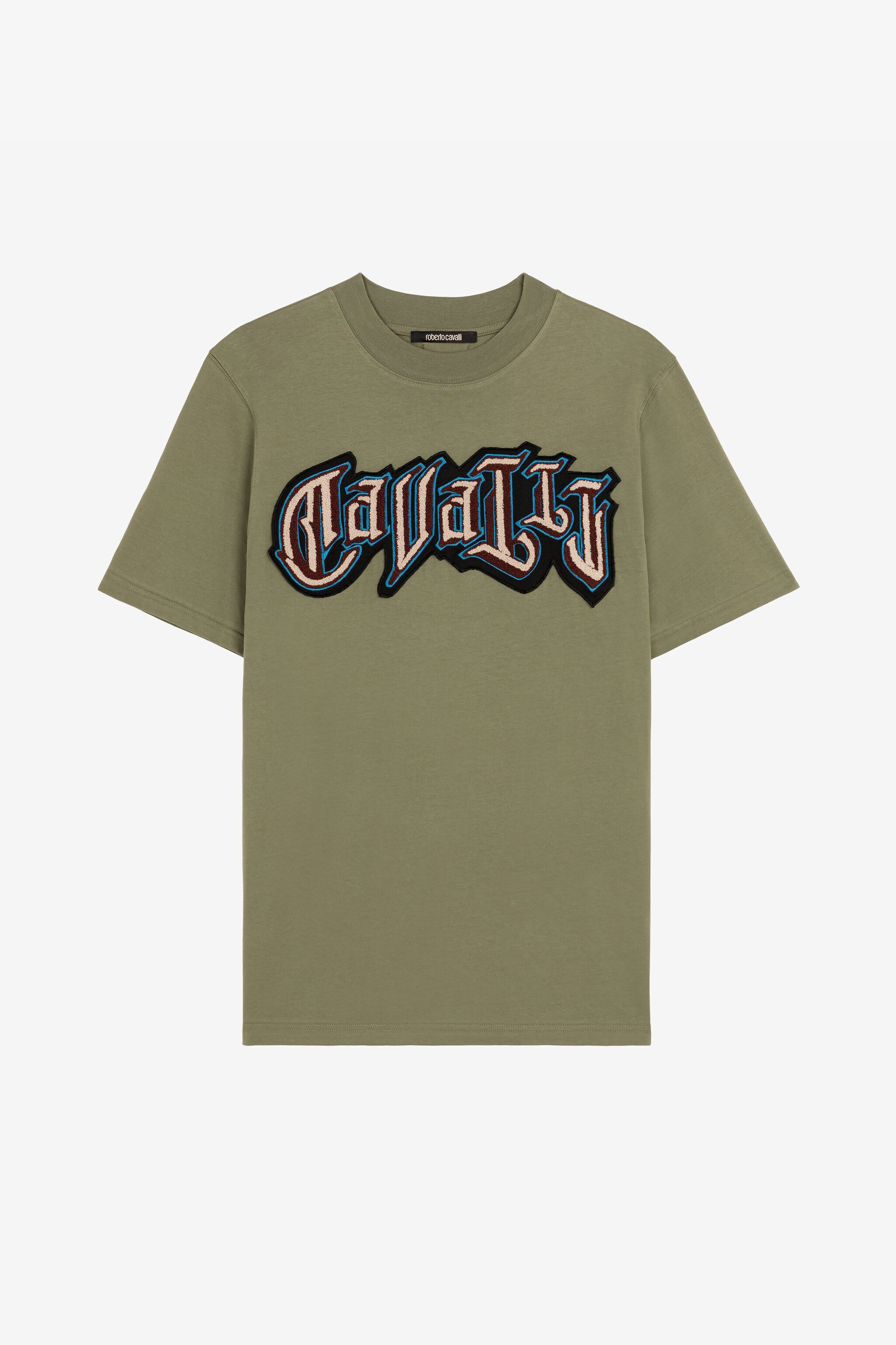 RC Logo print cotton T-shirt RC Logo print cotton T-shirt Green QRT61C-JD060