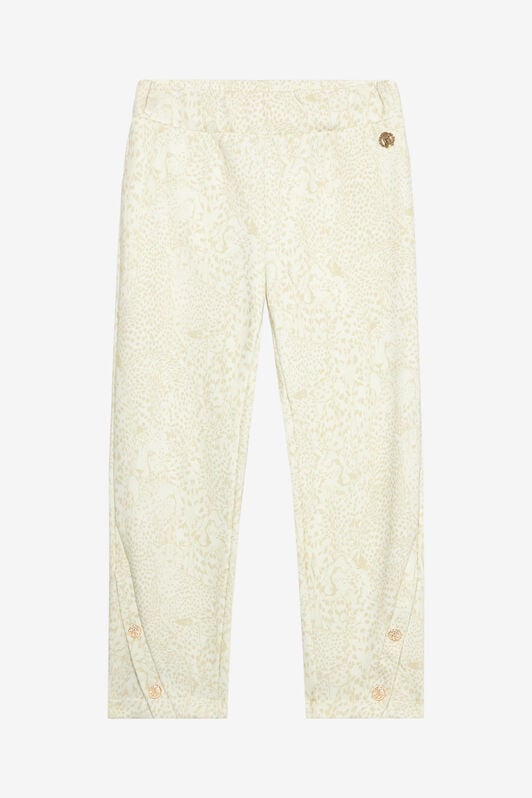 JU Cheetah-Print Sports Pants JU Cheetah-Print Sports Pants Ivory UJT23E-5OO35
