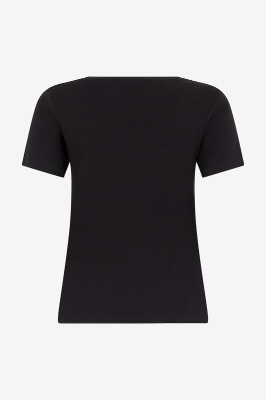 RC Schwarzes Slim-Fit T-Shirt RC Schwarzes Slim-Fit T-Shirt BLACK TOT60A-JD003