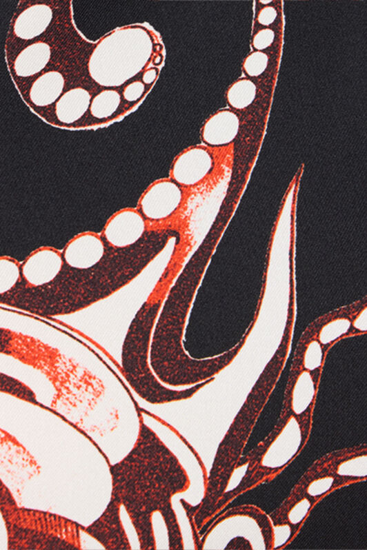 RC Short dress black with red and white dragon print RC Short dress black with red and white dragon print NERO/BIANCO/ROSSO VQT160-OZP75