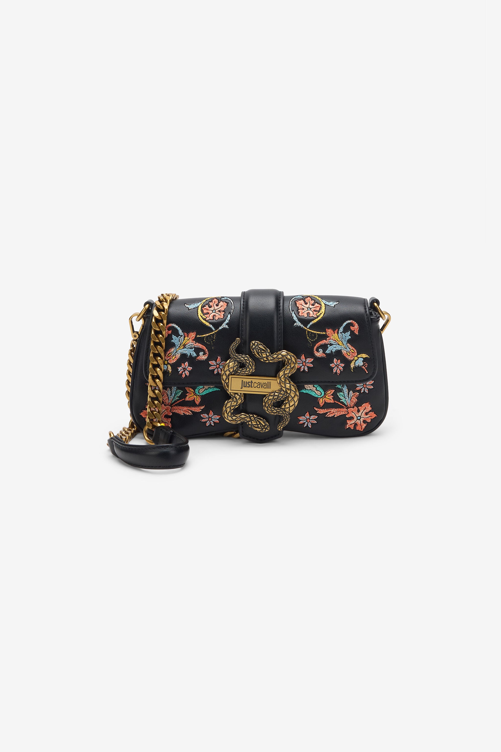JC Crossbody Bag with Persian Tarot Embroidery JC Crossbody Bag with Persian Tarot Embroidery BLACK WFB034-WF364