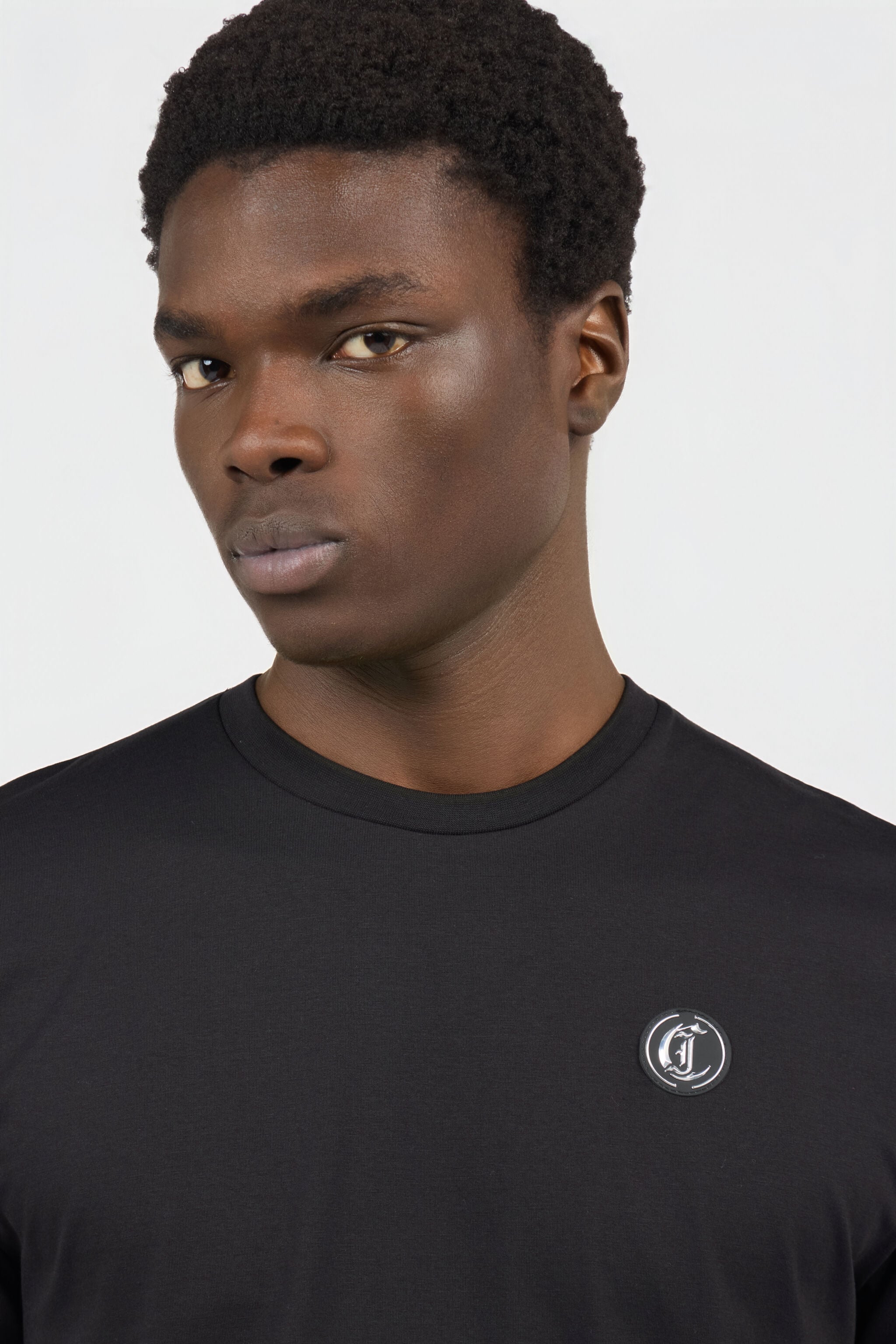 JC Schwarzes T-Shirt JC Schwarzes T-Shirt BLACK SFT235-SF146